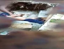 Desi Indian Girl Sex MMS Caught Secretly Near Bus Stop